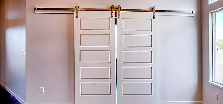 Glass Barn Door with Installation Hardware Kit Prichard