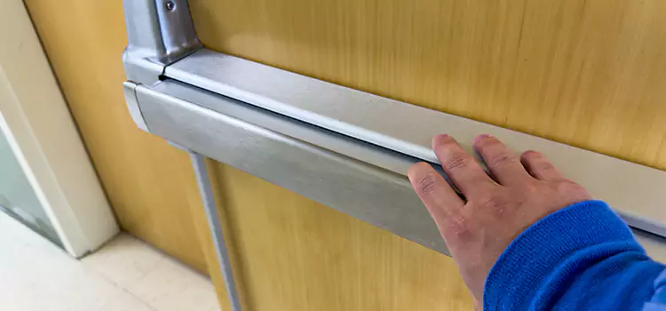 Installing a Push Bar on a Door Prichard
